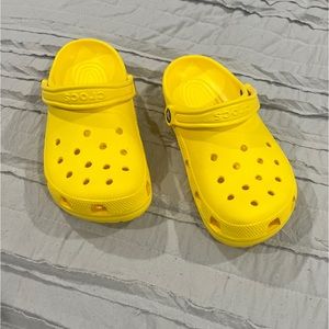 NWOT Yellow Women’s Crocs
